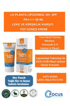 La Planta Pigment 50 Faktör Tüm Ciltler İçin Leke Karşıtı Nemlendirici Yağsız Suya Dayanıklı Yüz ve Vücut Güneş Kremi 50 ml