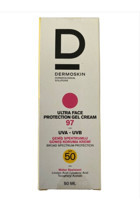 Dermoskin Ultra Face Protection 50 Faktör Tüm Ciltler İçin Nemlendirici Suya Dayanıklı Yüz Güneş Kremi 50 ml