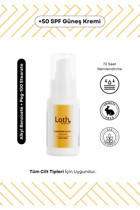 Loth Solutions 50 Faktör Tüm Ciltler İçin Leke Karşıtı Nemlendirici Suya Dayanıklı Yüz ve Vücut Güneş Kremi 50 ml