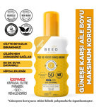 Bee'O 50 Faktör Tüm Ciltler İçin Nemlendirici Suya Dayanıklı Yüz ve Vücut Güneş Kremi 50 ml