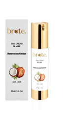 Brote 50 Faktör Tüm Ciltler İçin Nemlendirici Suya Dayanıklı Yüz Güneş Kremi 50 ml