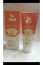 So Wel L Sun Care 50 Faktör Tüm Ciltler İçin Leke Karşıtı Nemlendirici Yağsız Suya Dayanıklı Yüz ve Vücut Güneş Kremi 100 ml