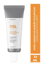 Osl Omega Skin Lab Ultrafluid Sensitive 50 Faktör Hassas Ciltler İçin Leke Karşıtı Nemlendirici Yağsız Suya Dayanıklı Yüz Ve Vücut Güneş Kremi 50 ml