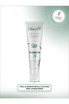 Effectha 50 Faktör Tüm Ciltler İçin Leke Karşıtı Nemlendirici Yağsız Suya Dayanıklı Yüz ve Vücut Güneş Kremi 50 ml