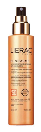 Lierac Sun 50 Faktör Tüm Ciltler İçin Leke Karşıtı Nemlendirici Yağsız Suya Dayanıklı Yüz ve Vücut Güneş Kremi 150 ml