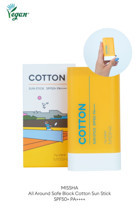 Missha All Around Safe Block Cotton Stick 50 Faktör Tüm Ciltler İçin Nemlendirici Suya Dayanıklı Yüz Güneş Kremi 50 ml