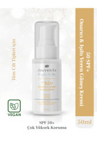 Jeuvenile Onarıcı & Işıltı Veren 50 Faktör Tüm Ciltler İçin Nemlendirici Suya Dayanıklı Yüz Güneş Kremi 50 ml