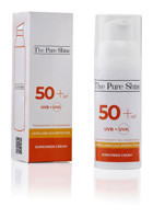 The Pure Shine 50 Faktör Tüm Ciltler İçin Nemlendirici Suya Dayanıklı Yüz Güneş Kremi 50 ml