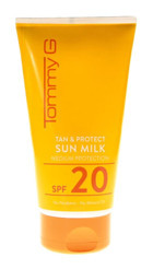 Tommy G Sun Care 20 Faktör Tüm Ciltler İçin Nemlendirici Suya Dayanıklı Vücut Güneş Kremi 150 ml