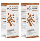Solante Sun Care 50 Faktör Tüm Ciltler İçin Leke Karşıtı Nemlendirici Yağsız Suya Dayanıklı Yüz ve Vücut Güneş Kremi 2x150 ml