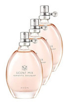 Avon Scent Mix Romantic Bouquet EDT Çiçeksi Kadın Parfüm 3x30 ml
