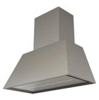Franke 1100459033 Chloè 270 W 590 m3/h 700 mm Çelik Duvar Tipi Damlumbaz Gri