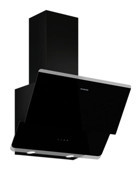 Silverline 3490 Oslo 131 W 418 m3/h 89.6 cm Cam Karbon Filtreli Bacalı Duvar Tipi Damlumbaz Siyah