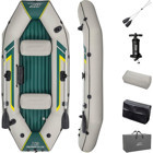 Bestway HydroForce Ranger Elite X3 2.95 m 3 Kişilik Şişme Bot Beyaz Yeşil
