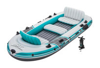 Bestway HydroForce Adventure Elite X5 3.64 m 5 Kişilik Şişme Bot Beyaz Mavi