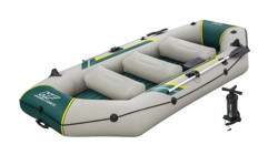 Bestway HydroForce Ranger Elite X4 3.20 m 4 Kişilik Şişme Bot Beyaz Yeşil