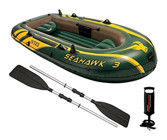 Intex Seahawk 3 2.95 m Şişme Tabanlı 3 Kişilik Şişme Bot Yeşil