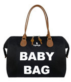 Bye Bye Baby Bag Fermuarlı Bebek Kol Çantası Siyah