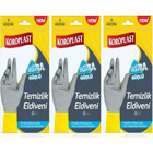 Koroplast Tırtıklı Small Temizlik Eldiveni 3 Çift