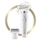 Braun Silk-Epil 9 Flex 9002 Koltuk Altı Genital Bölge Bacak İçin Kablosuz Işıklı Epilasyon Cihazı Beyaz