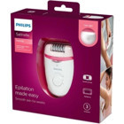 Philips Masaj Başlıklı Koltuk Altı Genital Bölge Bacak İçin 32 Cımbızlı Kablosuz Işıklı Epilasyon Cihazı Beyaz