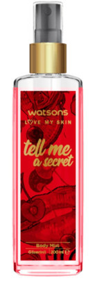 Watsons Tell Me A Secret Meyvemsi-Şekerli Nemlendiricili Kadın Vücut Spreyi 200 ml