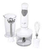 Vestel Vanilya 700 ml Plastik Hazneli 4 Bıçaklı 3'lü Blender Seti Beyaz