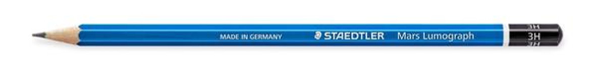 Staedtler Lumograph Mars Tekli 3H Siyah Kurşun Kalem