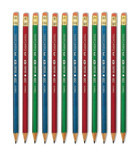 Faber-Castell 2120 12'li Silgili HB Siyah Kurşun Kalem Seti