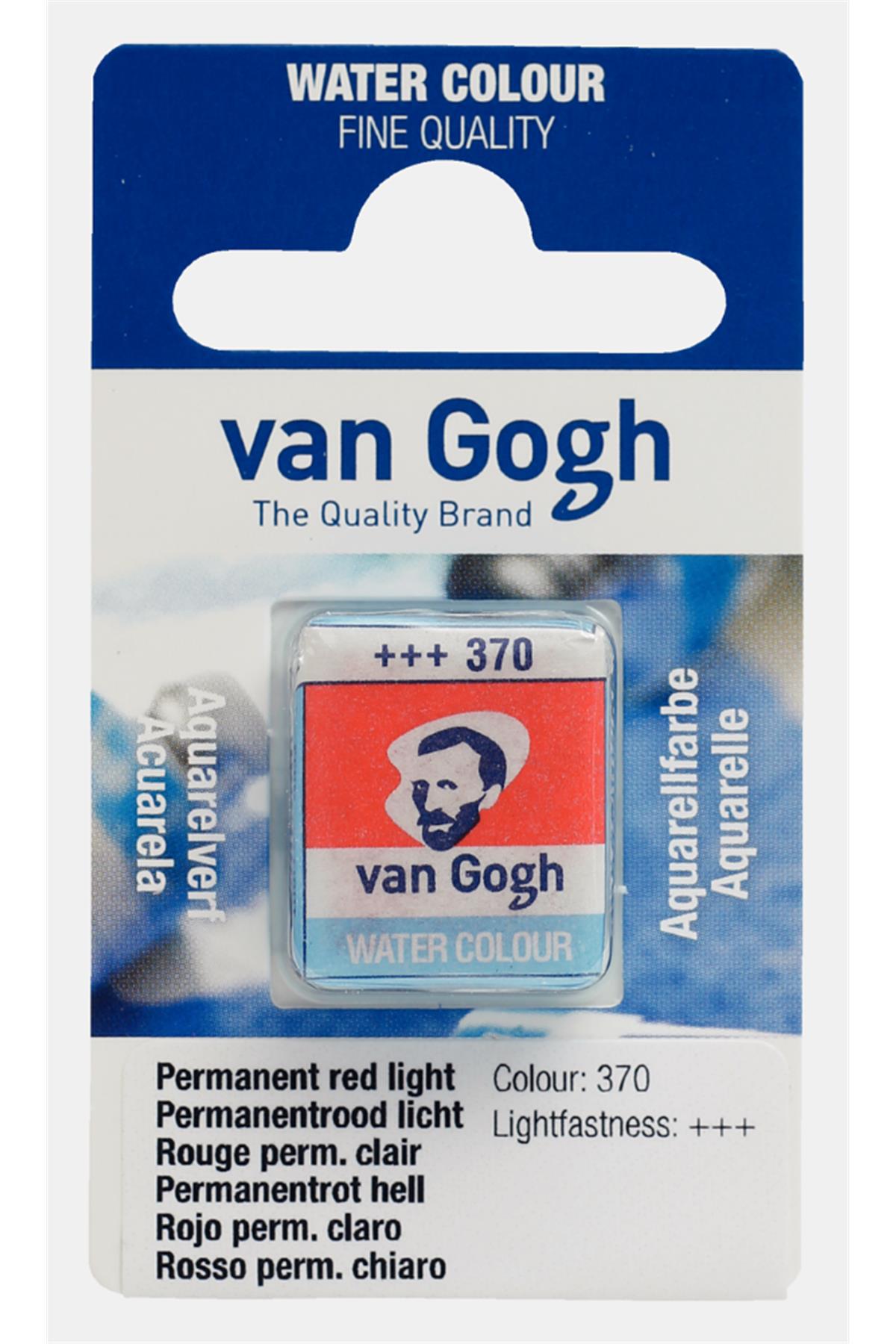 Royal Talens Van Gogh 370 Tablet Sulu Boya Permanent Red Light