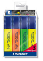Staedtler 4'lü Renkli Fosforlu Kalem Seti