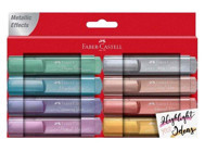 Faber-Castell 8'li Metalik Renkli Fosforlu Kalem Seti