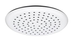 Artema Shine Round Krom 3 Fonksiyonlu Tazyikli Yuvarlak Yağmur Tepe Duş Başlığı Beyaz
