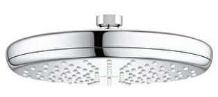 Grohe New Tempesta Krom Arıtmalı Tasarruflu Yuvarlak Yağmur Tepe Duş Başlığı Gümüş