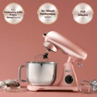 Karaca Powercast Chef Döküm 1800 W 6.2 lt Stand Hamur Yoğurma ve Mutfak Şefi Rose Gold
