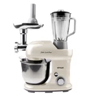 Emsan Bella Gusto Maxi Aliminyum Döküm 1300 W 5 lt Stand Hamur Yoğurma ve Mutfak Şefi Krem