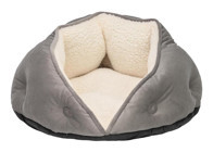 Pet Comfort Paris Yıkanabilir Tek Fonksiyonlu 50 cm Sepet Kedi Yatağı Gri