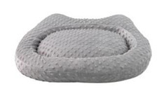 Pet Comfort Kitty Yıkanabilir Tek Fonksiyonlu 60x55 cm Minder Kedi Yatağı Gri
