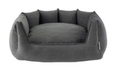 Pet Comfort Barcelona Yıkanabilir Tek Fonksiyonlu 75x65 cm Sepet Kedi Yatağı Gri