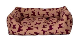 Pet Comfort Uniform Yıkanabilir Tek Fonksiyonlu 60x50 cm Sepet Kedi Yatağı Bej