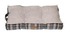 Dubex Premium British Cushion Yıkanabilir 48x37x10 cm Minder Kedi Yatağı Bej