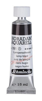 Schmincke Horadam Tüp Lamp Black 15 ml Sulu Boya
