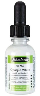 Schmincke Aqua Drop 30 ml Opaque White Sulu Boya