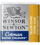Winsor & Newton Cotman Yarım Tablet N 744 Yellow Ochre Sulu Boya