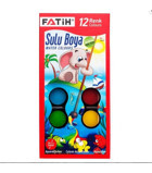 Fatih 12 Renkli 24 mm Orta Boy 12 Renkli 24 mm Sulu Boya