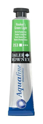 Daler Rowney Aquafine Tüp 8 ml Hookers Green Light 353 Sulu Boya