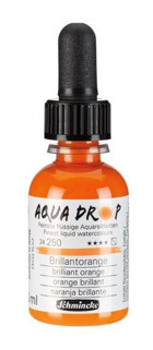 Schmincke Aqua Drop 30 ml Brilliant Orange Sulu Boya