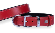 Doggie Konfor Ayarlanabilir Boyun Köpek Tasması 3.5 x 52 - 60 cm Kırmızı
