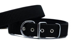 Doggie Elit Ayarlanabilir Boyun Köpek Tasması 4 x 57 - 65 cm Siyah