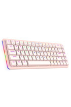 Rampage Low Profile Türkçe Q Kablolu Pembe Mekanik Gaming Klavye